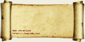 Isak Naumparac vizit kartica